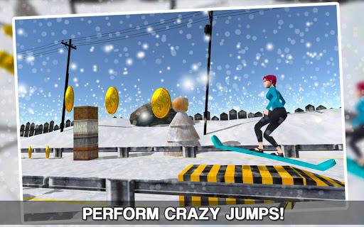Snow Board Freestyle Skiing 3D - Gameplay image of android game