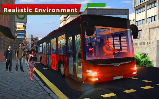 Passenger Bus Simulator City Coach - Gameplay image of android game