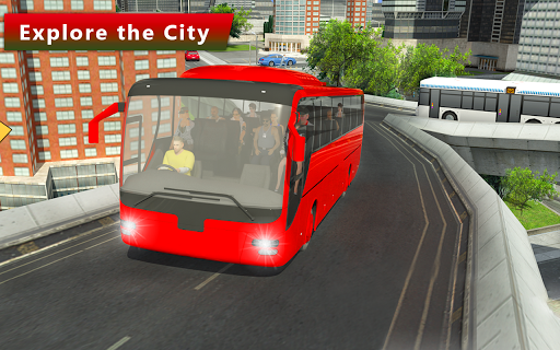 Passenger Bus Simulator City Coach - Gameplay image of android game