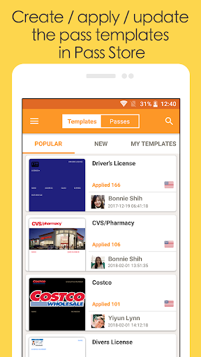 Pass۲U Wallet - Add store card - عکس برنامه موبایلی اندروید