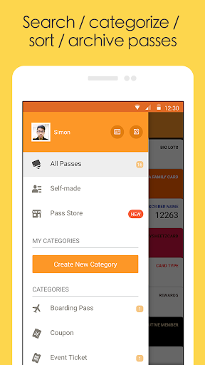 Pass۲U Wallet - Add store card - عکس برنامه موبایلی اندروید