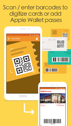 Pass۲U Wallet - Add store card - عکس برنامه موبایلی اندروید