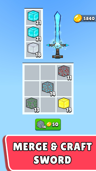 Craft Sword ۳D: Monster Hunt - عکس بازی موبایلی اندروید