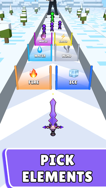 Craft Sword 3D: Monster Hunt - Gameplay image of android game