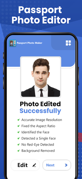 Passport Photo and ID Maker - عکس برنامه موبایلی اندروید