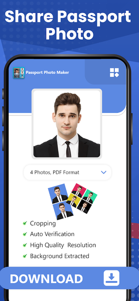 Passport Photo and ID Maker - عکس برنامه موبایلی اندروید