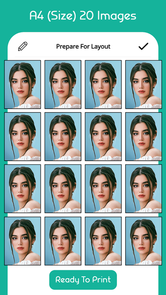 Passport Size Photo Creator - عکس برنامه موبایلی اندروید