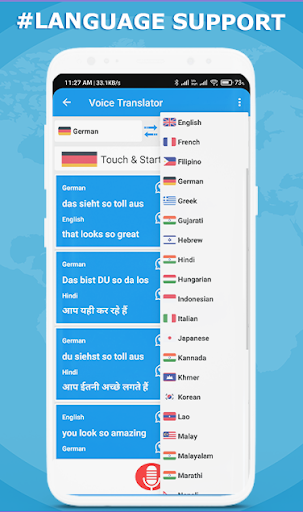 Voice Translator All Translate - عکس برنامه موبایلی اندروید