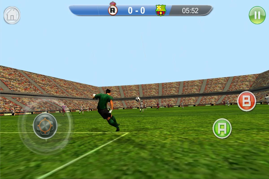 Mega Football 2018 - Gameplay image of android game