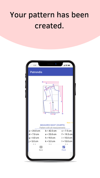 Patrondis - Pattern Making - عکس برنامه موبایلی اندروید