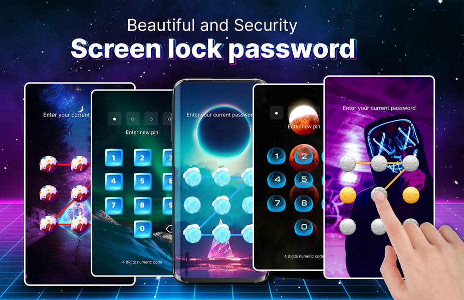 Pattern Lock Screen & Pincode - Image screenshot of android app