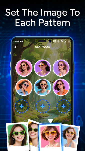 Pattern Photo Lock Screen - عکس برنامه موبایلی اندروید