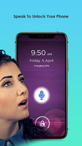 Voice Lock Screen - Image screenshot of android app