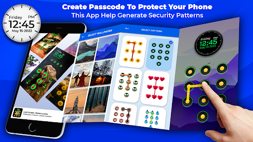 Pattern Lock Screen App - عکس برنامه موبایلی اندروید