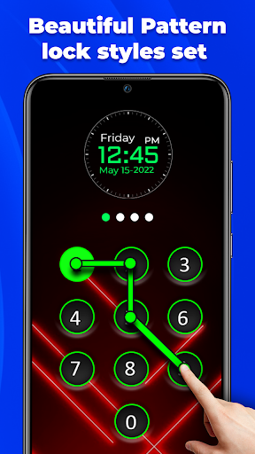 Pattern Lock Screen App - Image screenshot of android app