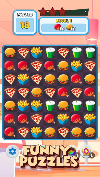 Crush The Burger Match ۳ Game - عکس بازی موبایلی اندروید