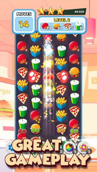 Crush The Burger Match ۳ Game - عکس بازی موبایلی اندروید