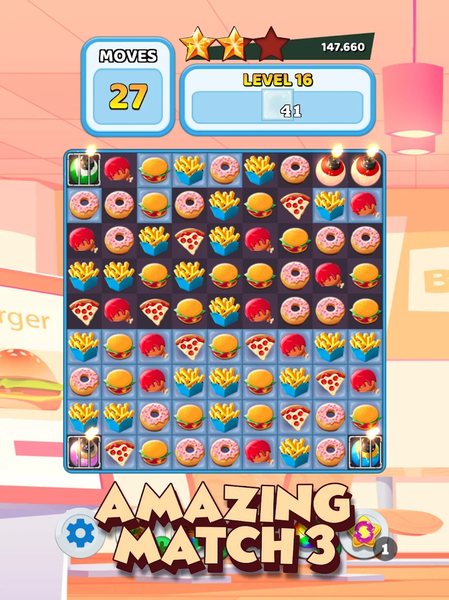 Crush The Burger Match ۳ Game - عکس بازی موبایلی اندروید