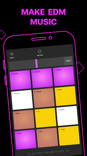 Electro Drum Pads 24 - Music & Beat Maker - Image screenshot of android app