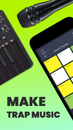 Trap Drum Pads 24 - Make Beats - Image screenshot of android app