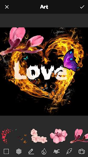 Fire Effect Name Art Maker - Image screenshot of android app