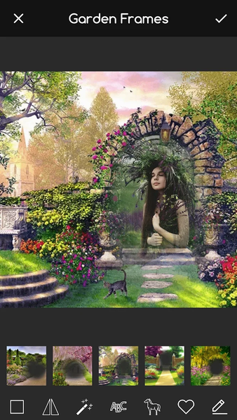 Garden Frames for Pictures - Image screenshot of android app