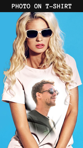 Photo on T Shirt: Design Maker - عکس برنامه موبایلی اندروید