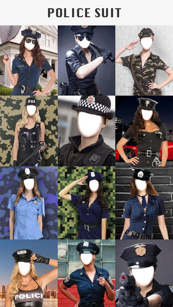 Police Photo Editor Suit Dress - عکس برنامه موبایلی اندروید