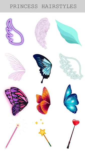 Princess Hairstyle Photo Edito - عکس برنامه موبایلی اندروید