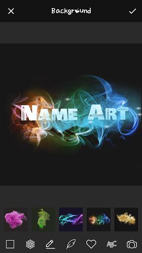 Smoke Effect Art Name & Filter - عکس برنامه موبایلی اندروید