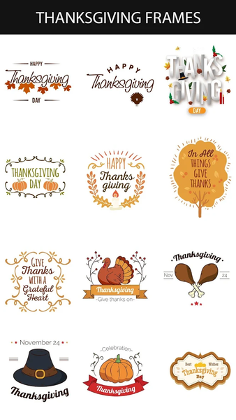 Thanksgiving Photo Frames - عکس برنامه موبایلی اندروید
