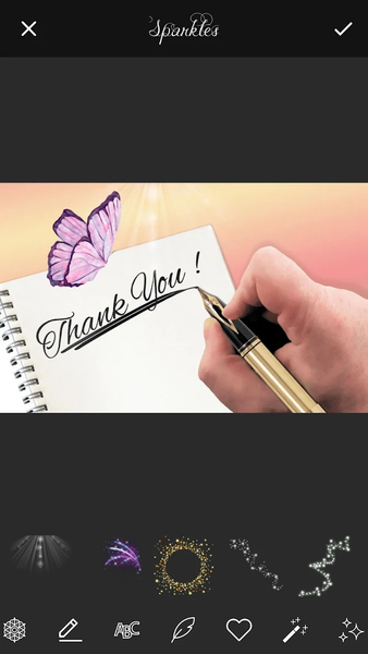 Thank You Cards Name Art Maker - عکس برنامه موبایلی اندروید