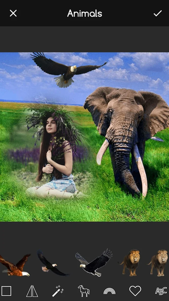 Wild Animal Frames for Picture - عکس برنامه موبایلی اندروید