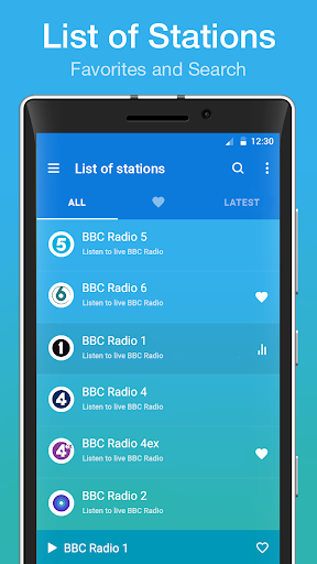 Internet radio “Listen FM” - عکس برنامه موبایلی اندروید
