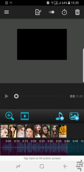 تبدیل عکس به کلیپ - عکس برنامه موبایلی اندروید