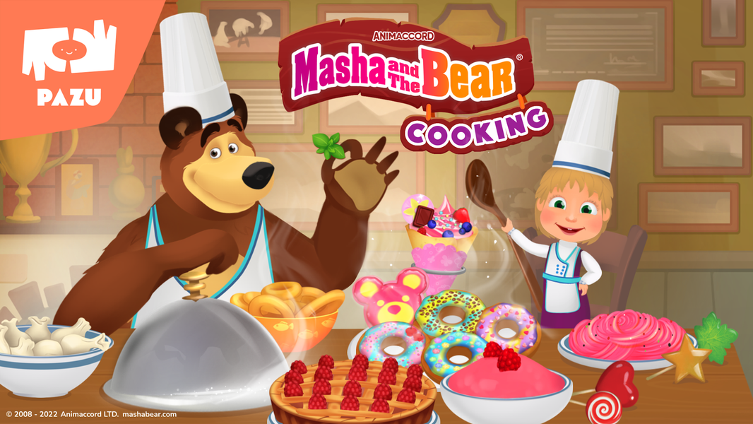 Masha and the Bear Kitchen - عکس بازی موبایلی اندروید