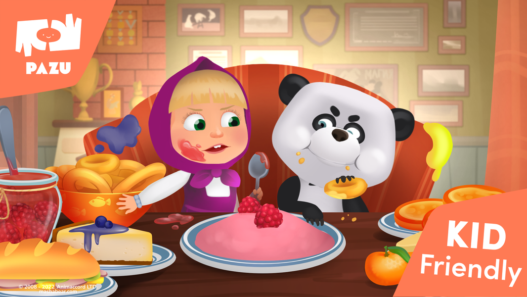 Masha and the Bear Kitchen - Gameplay image of android game