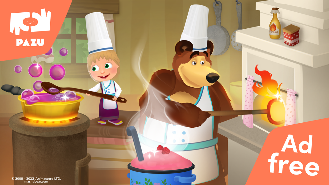 Masha and the Bear Kitchen - عکس بازی موبایلی اندروید