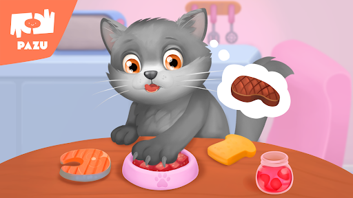 Cat game - Pet Care & Dress up - Gameplay image of android game