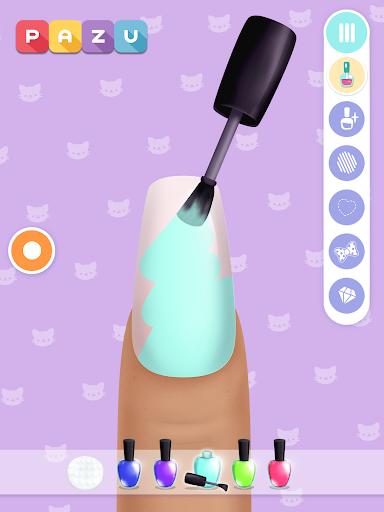 Girls Nail Salon - Kids Games - عکس بازی موبایلی اندروید