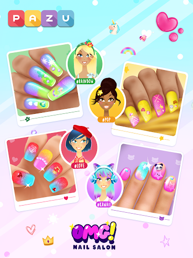 Girls Nail Salon - Kids Games - عکس بازی موبایلی اندروید