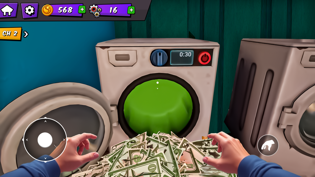 Cash Wash Simulator 3D - Gameplay image of android game