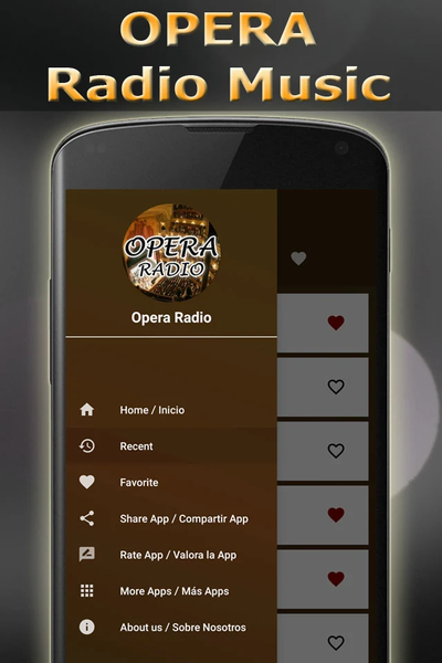 Opera Music Radio - Image screenshot of android app