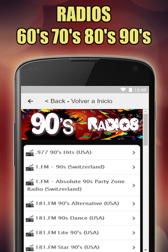 Oldies Radio 60 70 80 90 music - Image screenshot of android app