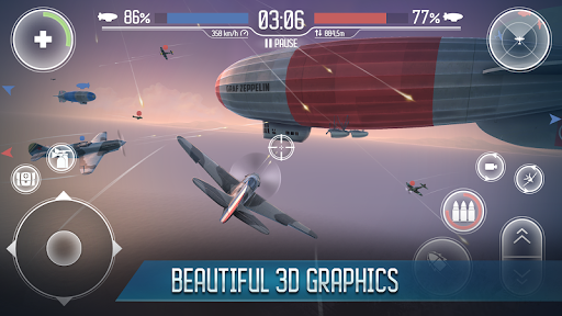 Sky Baron: War of Nations - Gameplay image of android game