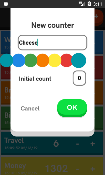 Counter Keep count day-to-day - Image screenshot of android app
