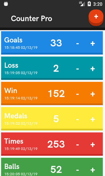 Counter Keep count day-to-day - Image screenshot of android app