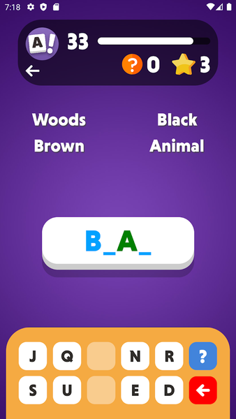 Guess The Word - Offline Game - Gameplay image of android game