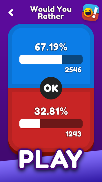 Would You Rather ? - Gameplay image of android game