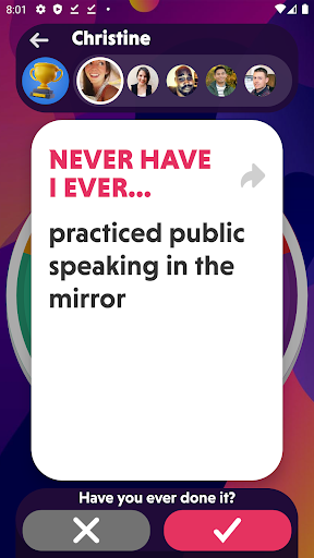 Have You Ever: Party Quiz Chat - Gameplay image of android game